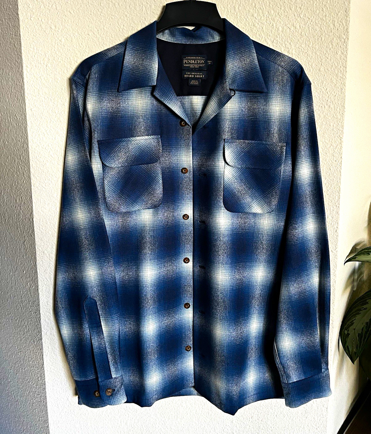 Pendleton Original Board Shirt Men\'s Tall Medium 1992 Pattern Greenspan’s Pendleton Original Board Shirt Men\'s Tall Medium 1992 Pattern Greenspan’s