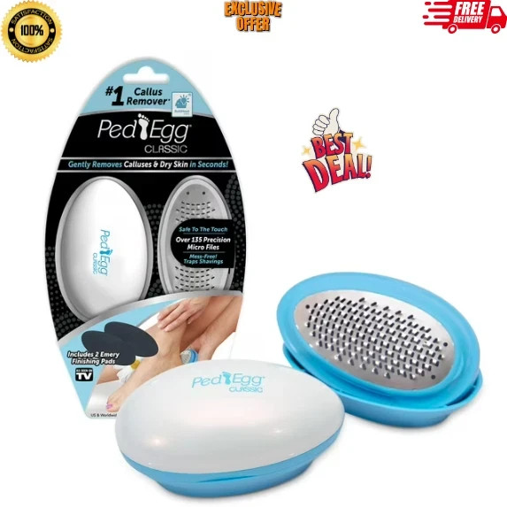 Original Ped Egg Professional The Ultimate Foot File With Finishing Pad