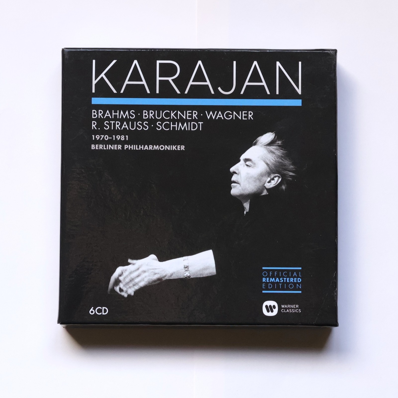 KARAJAN – Brahms/Bruckner/Wagner/Strauss/Schmidt · Warner 6CD [BOOKLET MISSING]