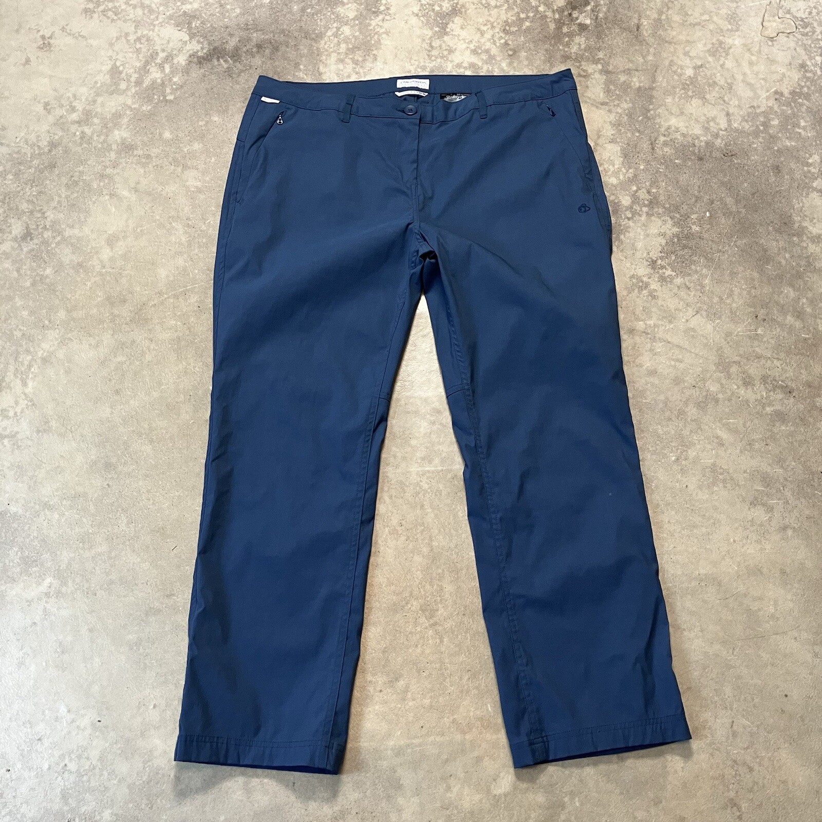 Craghoppers Pro Stretch Pants Womens 14 Blue Outdoor Hiking Travel Chino Craghoppers Pro Stretch Pants Womens 14 Blue Outdoor Hiking Travel Chino