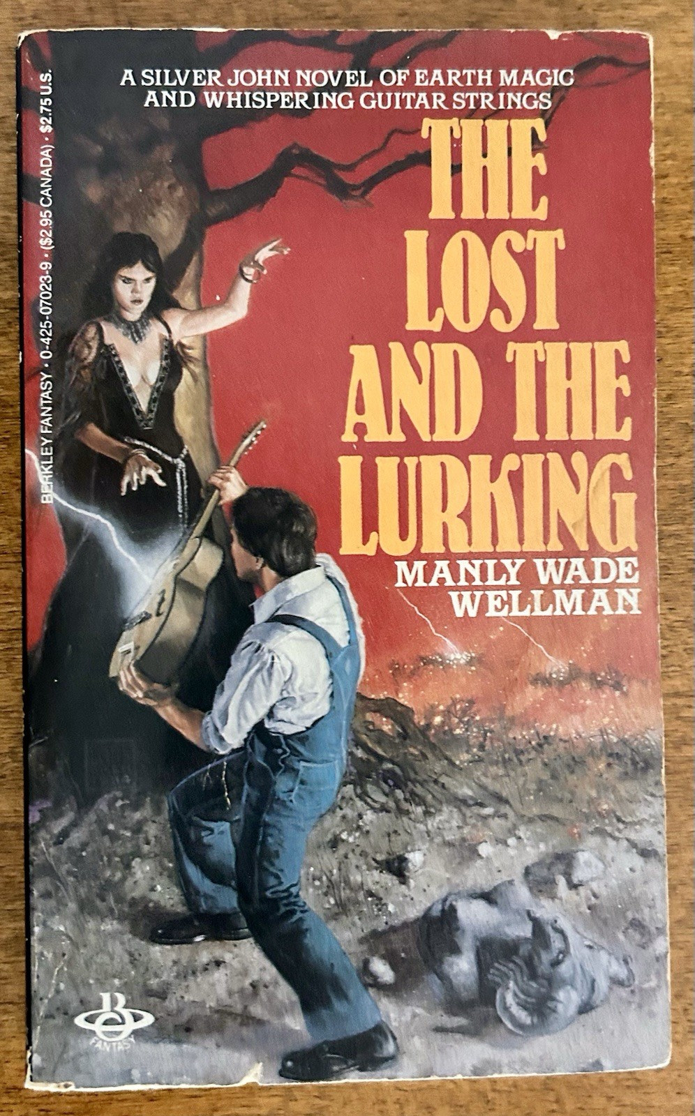 THE LOST AND THE LURKING  by Manly Wade Wellman 1984 SILVER JOHN Appalachian