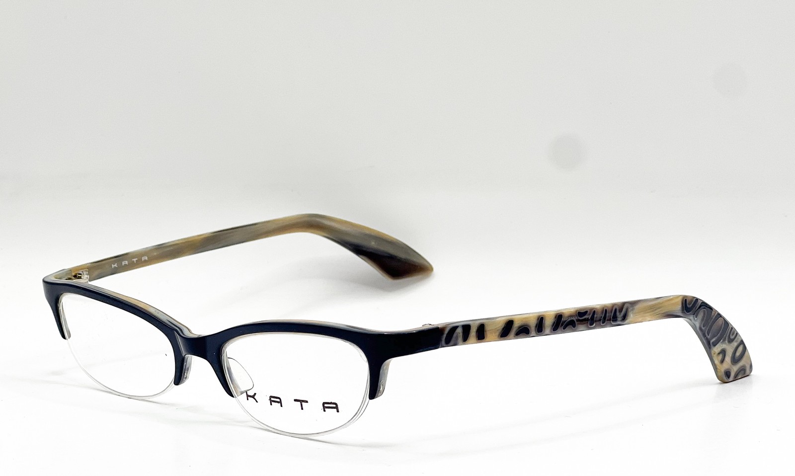 NEW KATA EYEWEAR OLI NAVY AUTHENTIC EYEGLASSES 49-18