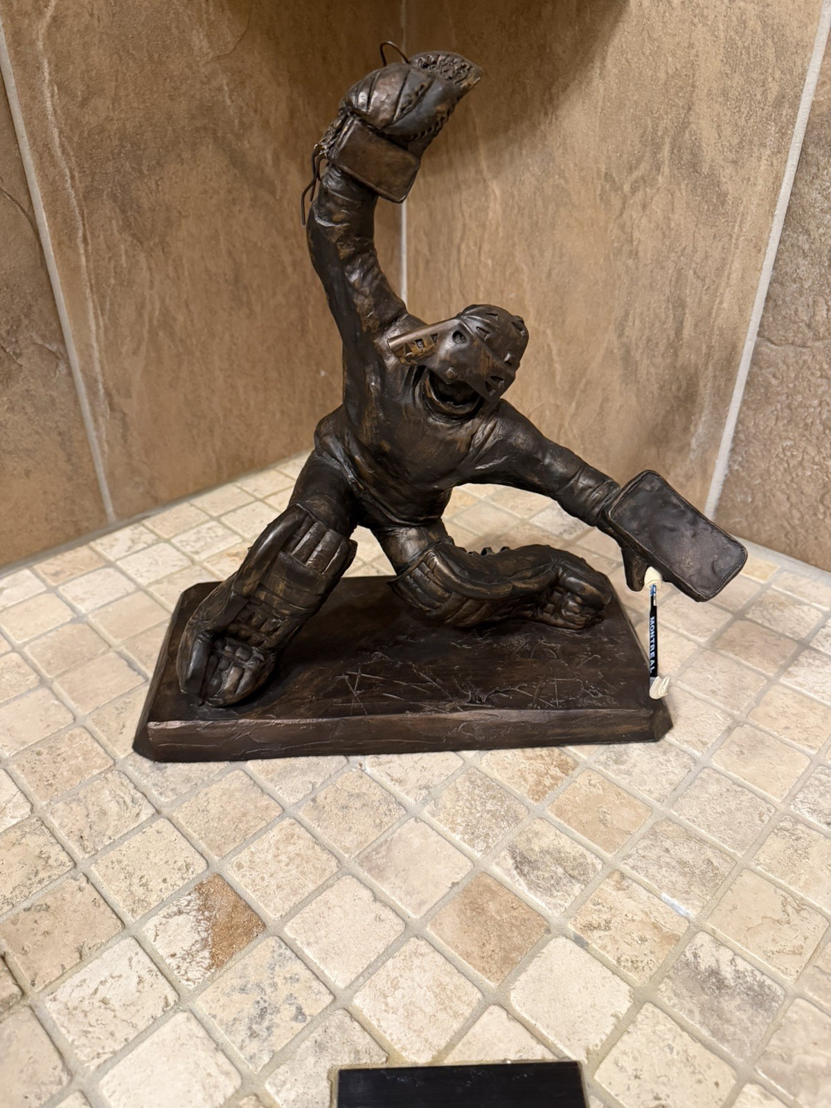 Hockey Goalie Sculpture - Very Rare 