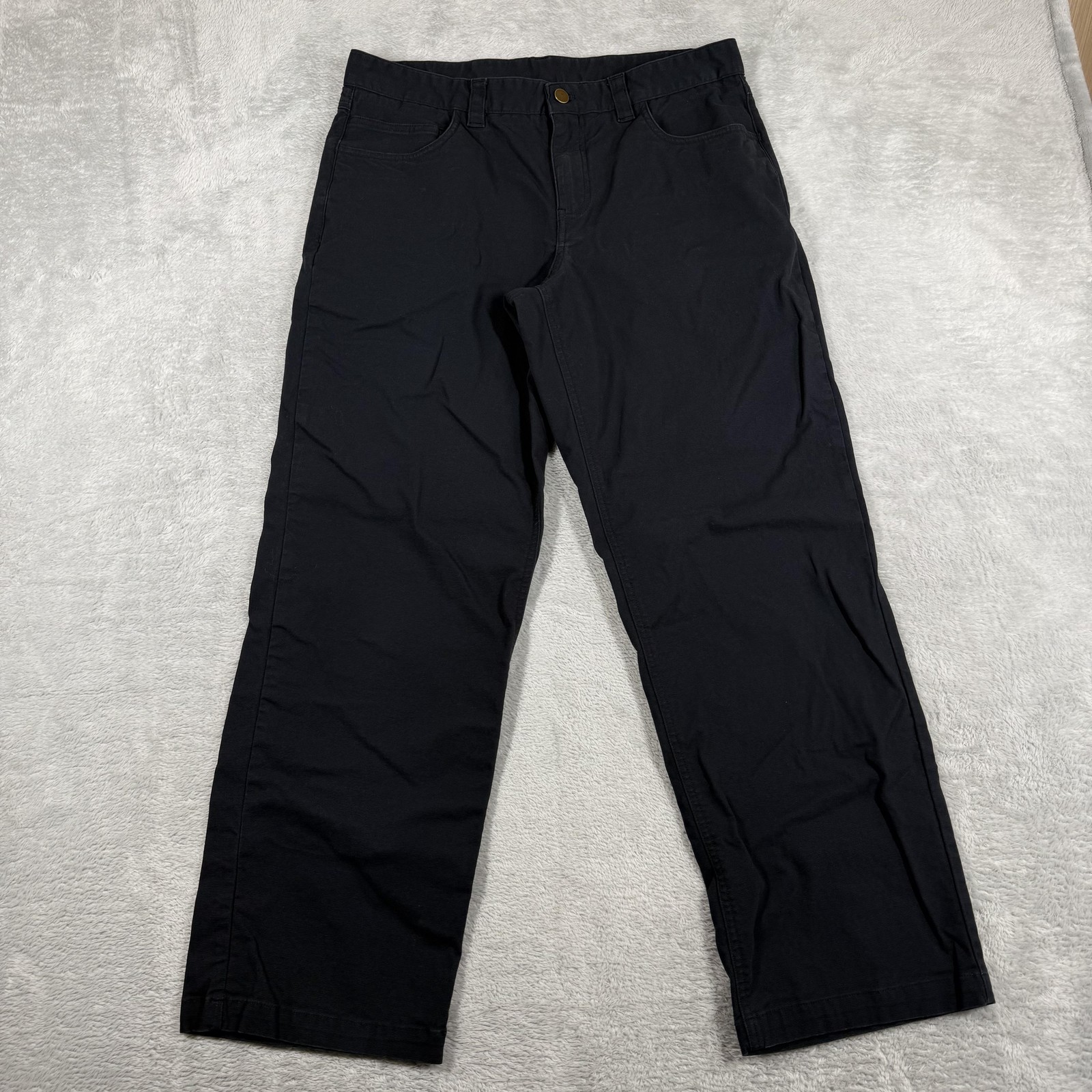 SCOTTeVEST Pants Mens 34x30 Black Travel Chino Hidden Pockets Casual Outdoor