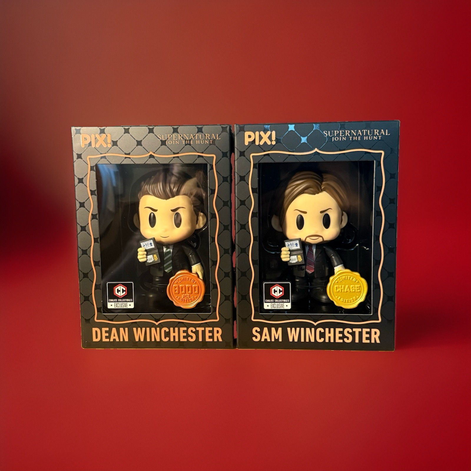 Thrilljoy PIX Television Supernatural Dean Winchester & Sam Winchester Figures Thrilljoy PIX Television Supernatural Dean Winchester & Sam Winchester Figures