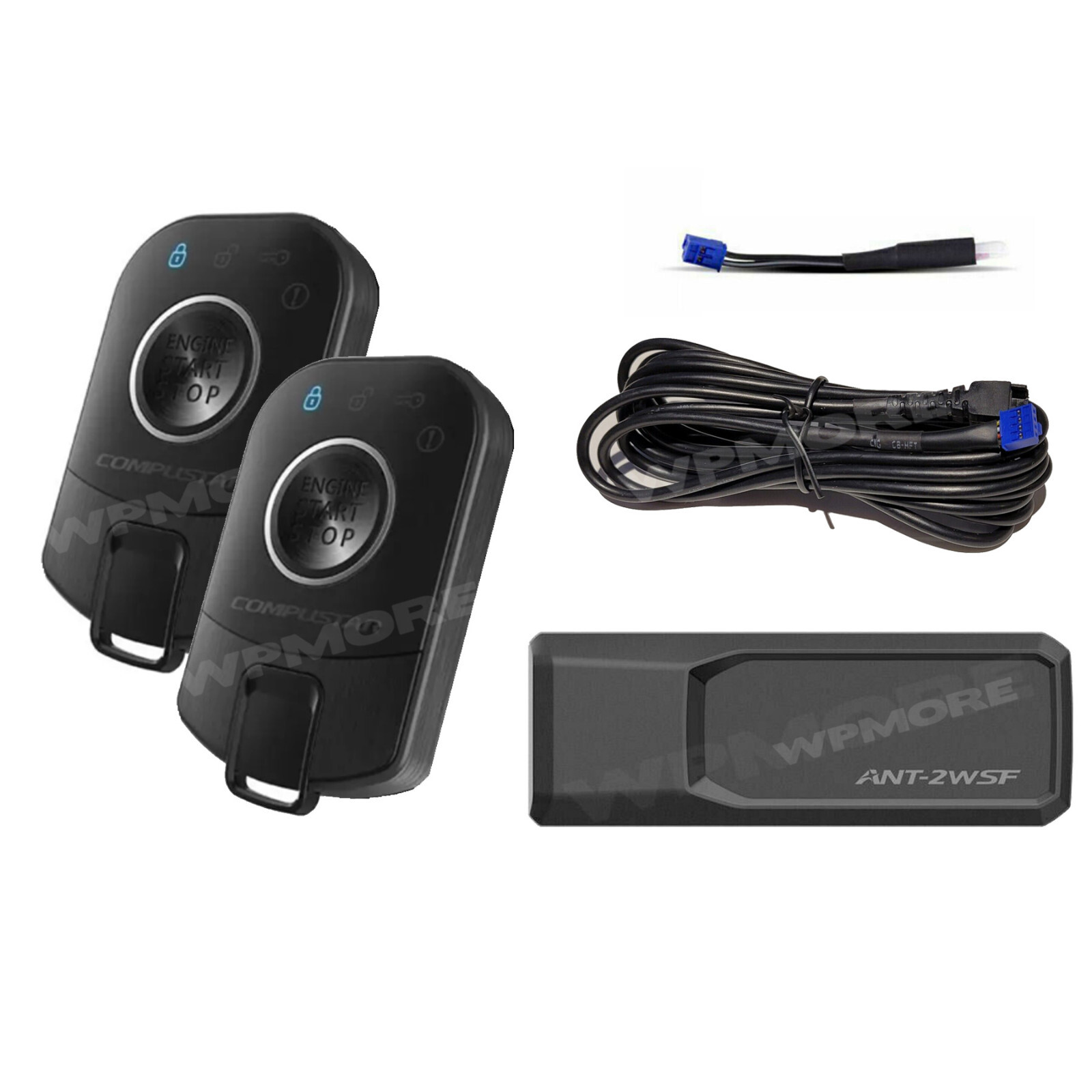 Compustar Two 2WR5R-SF 2-Mile LED Remotes + ANT-2WSF + 4-6 Cable + FT-TEMP Compustar Two 2WR5R-SF 2-Mile LED Remotes + ANT-2WSF + 4-6 Cable + FT-TEMP