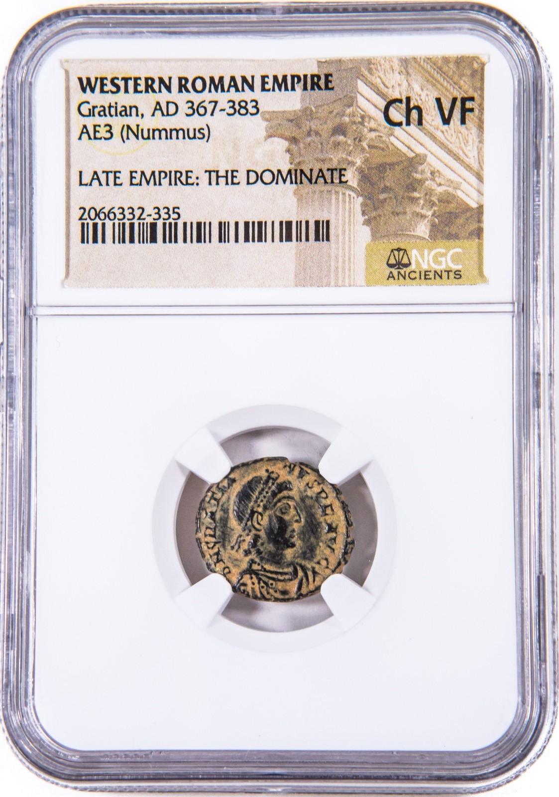 367-383 AD Western Roman Empire Nummus of Gratian NGC Choice VF 367-383 AD Western Roman Empire Nummus of Gratian NGC Choice VF