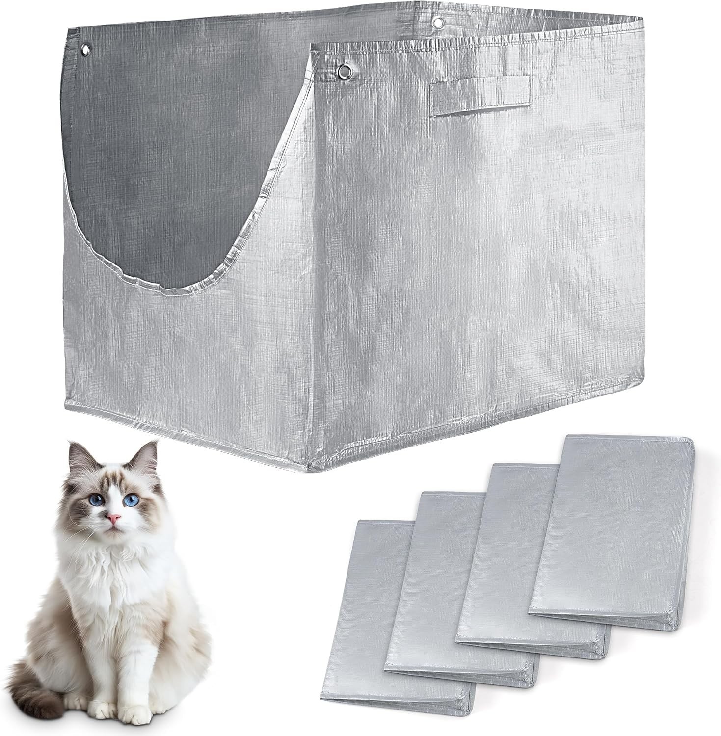 4 Pack Reusable Liners D Compatible with Modkat XL Litter Box, Durable Front ... 4 Pack Reusable Liners D Compatible with Modkat XL Litter Box, Durable Front ...
