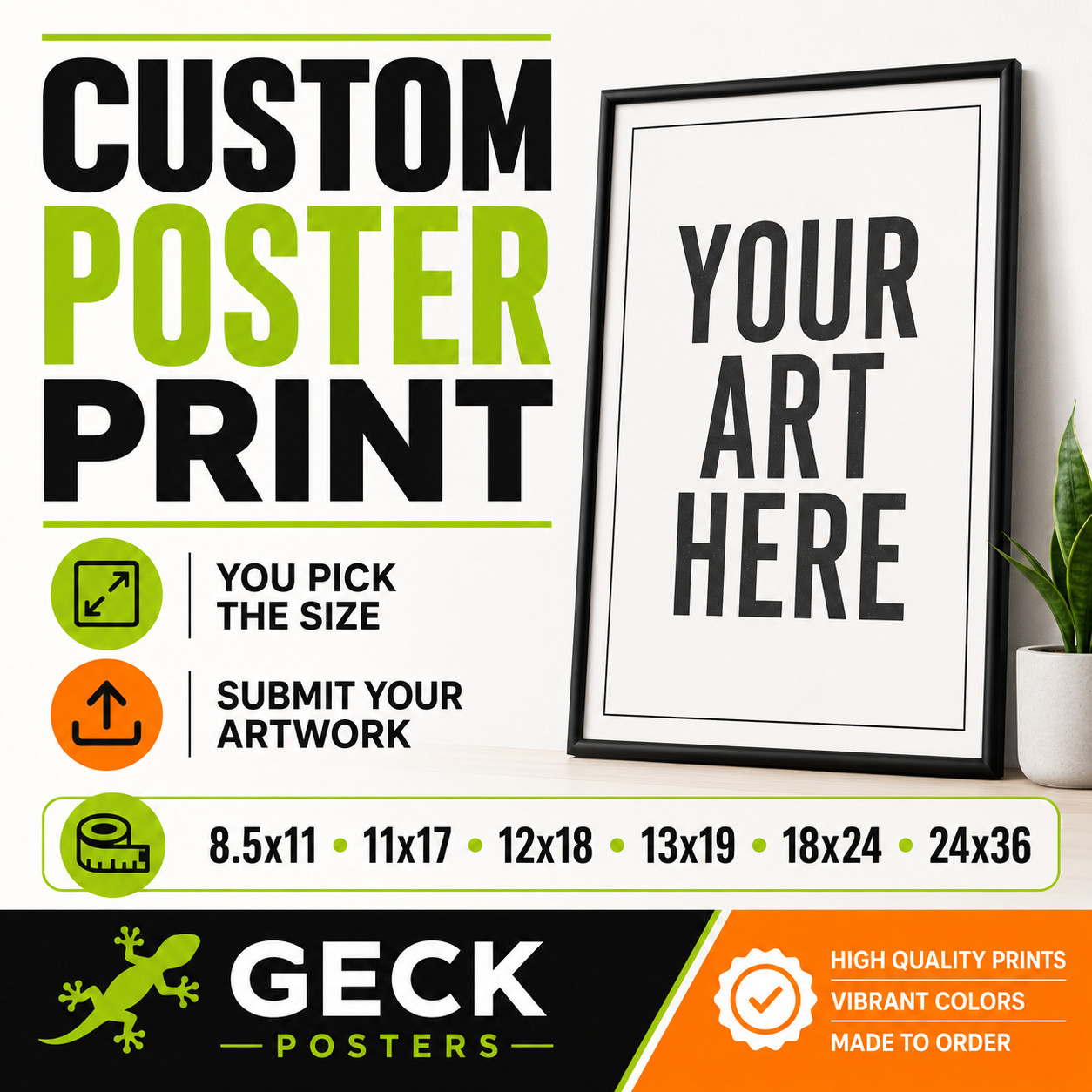 Custom Poster Print Your Artwork Personalized Wall Art Multiple Sizes Custom Poster Print Your Artwork Personalized Wall Art Multiple Sizes