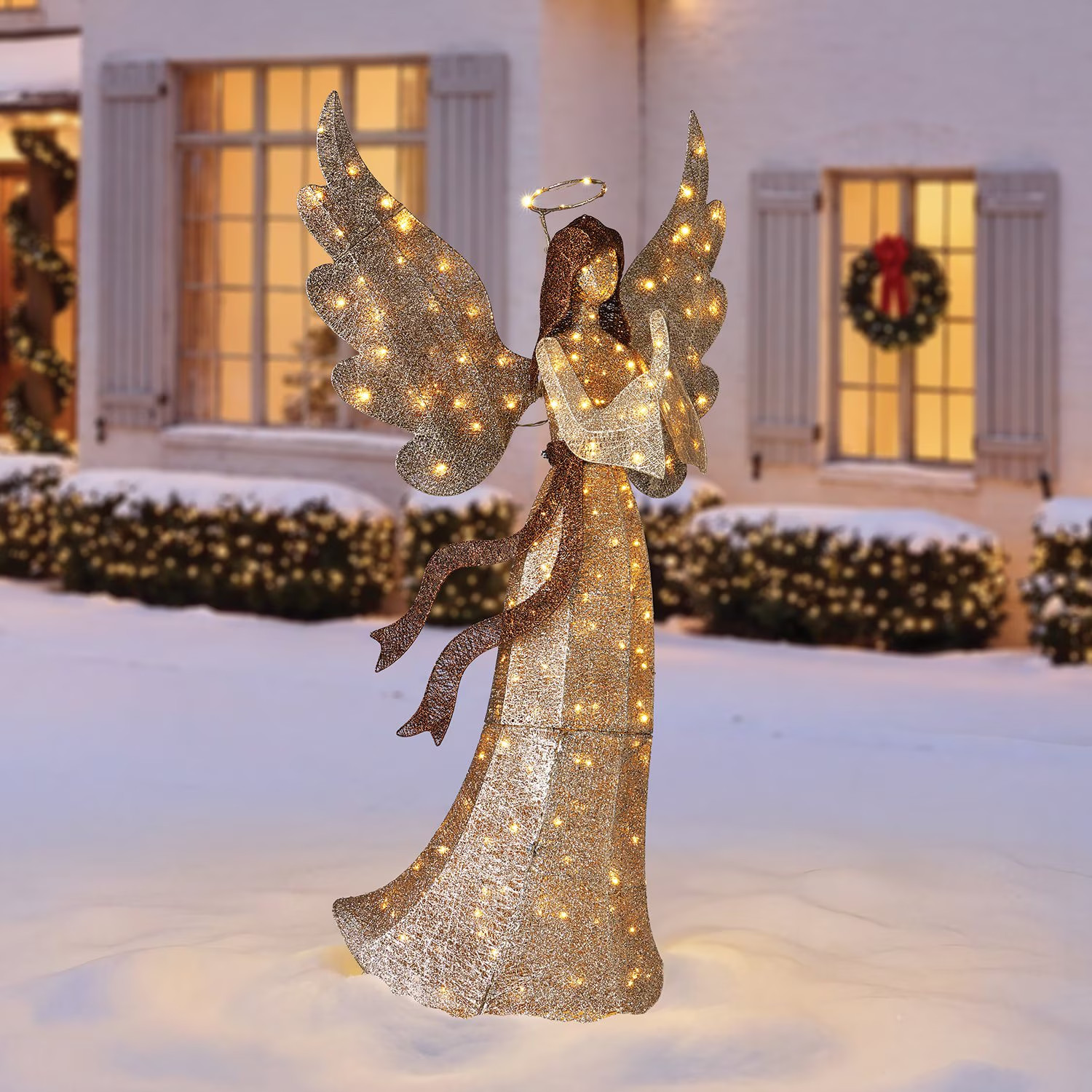 Member\'s Mark 6\' Pre-Lit Twinkling Angel 