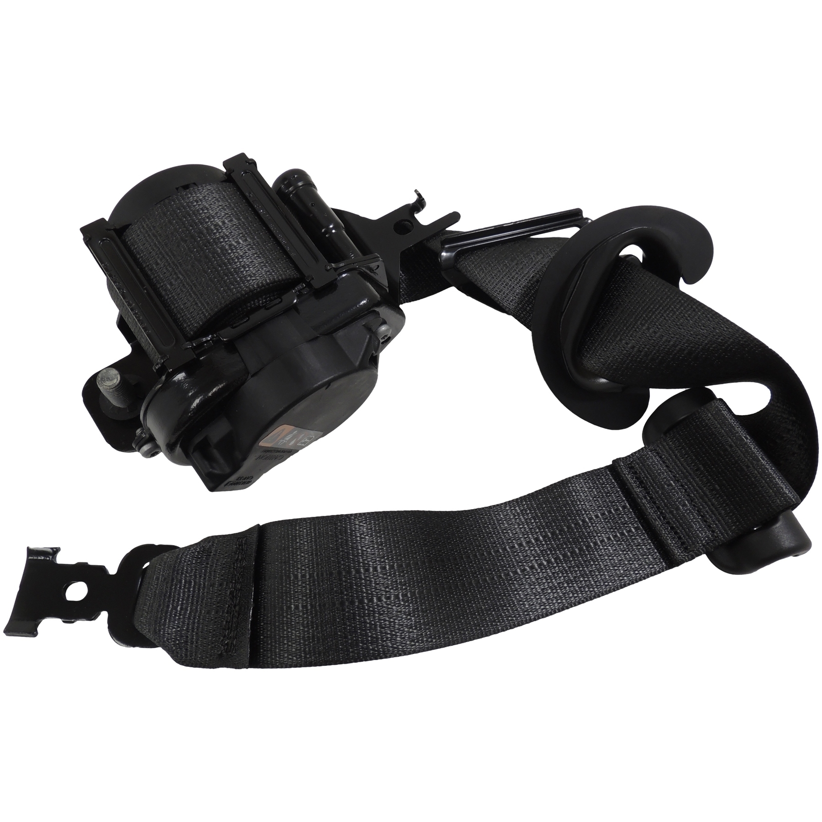Seatbelt Retractor LH Front Black New 2015-16 Colorado Canyon Crew Cab 19332646