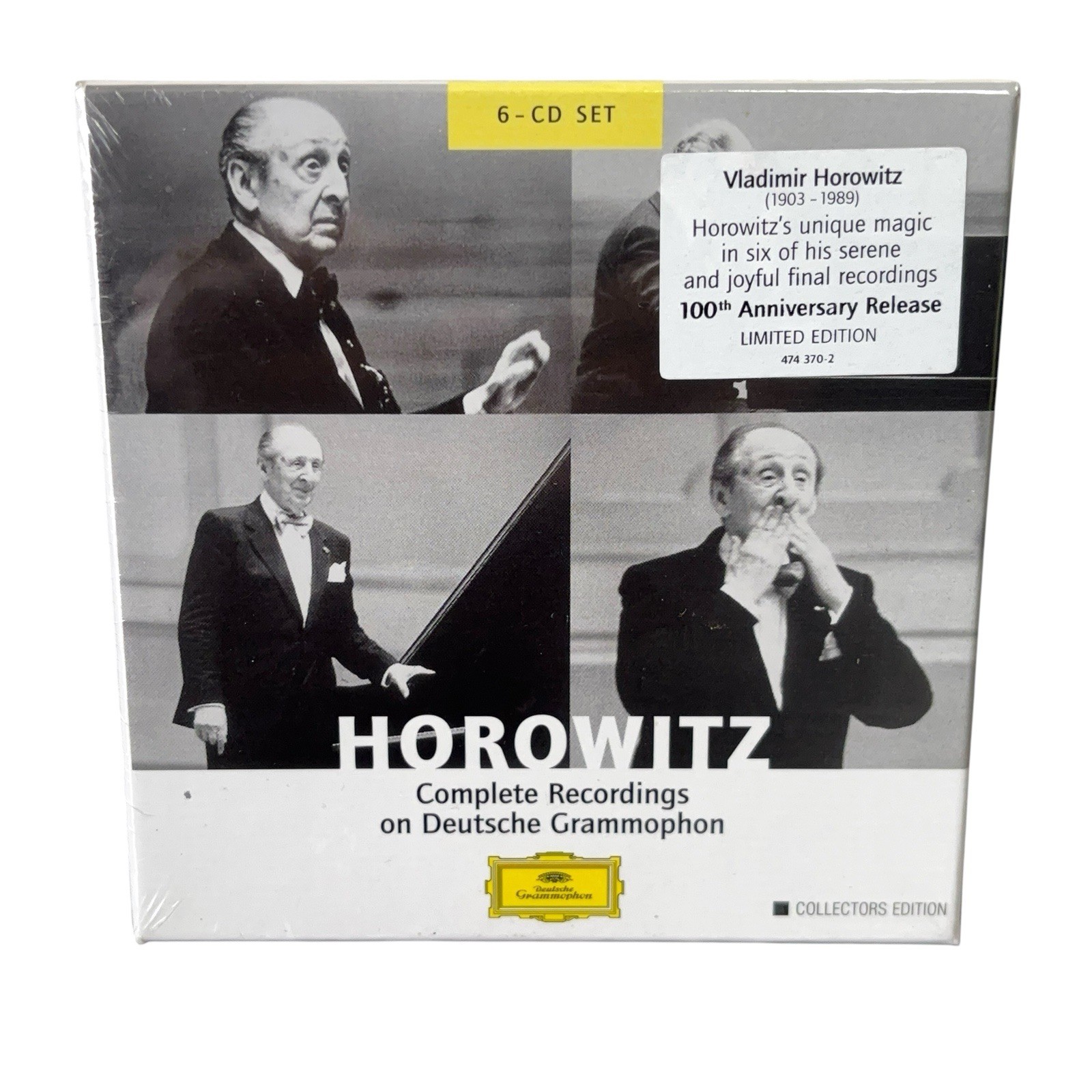 Vladimir Horowitz Complete Recordings on Deutsche Grammophon 6 CD Box Set SEALED Vladimir Horowitz Complete Recordings on Deutsche Grammophon 6 CD Box Set SEALED
