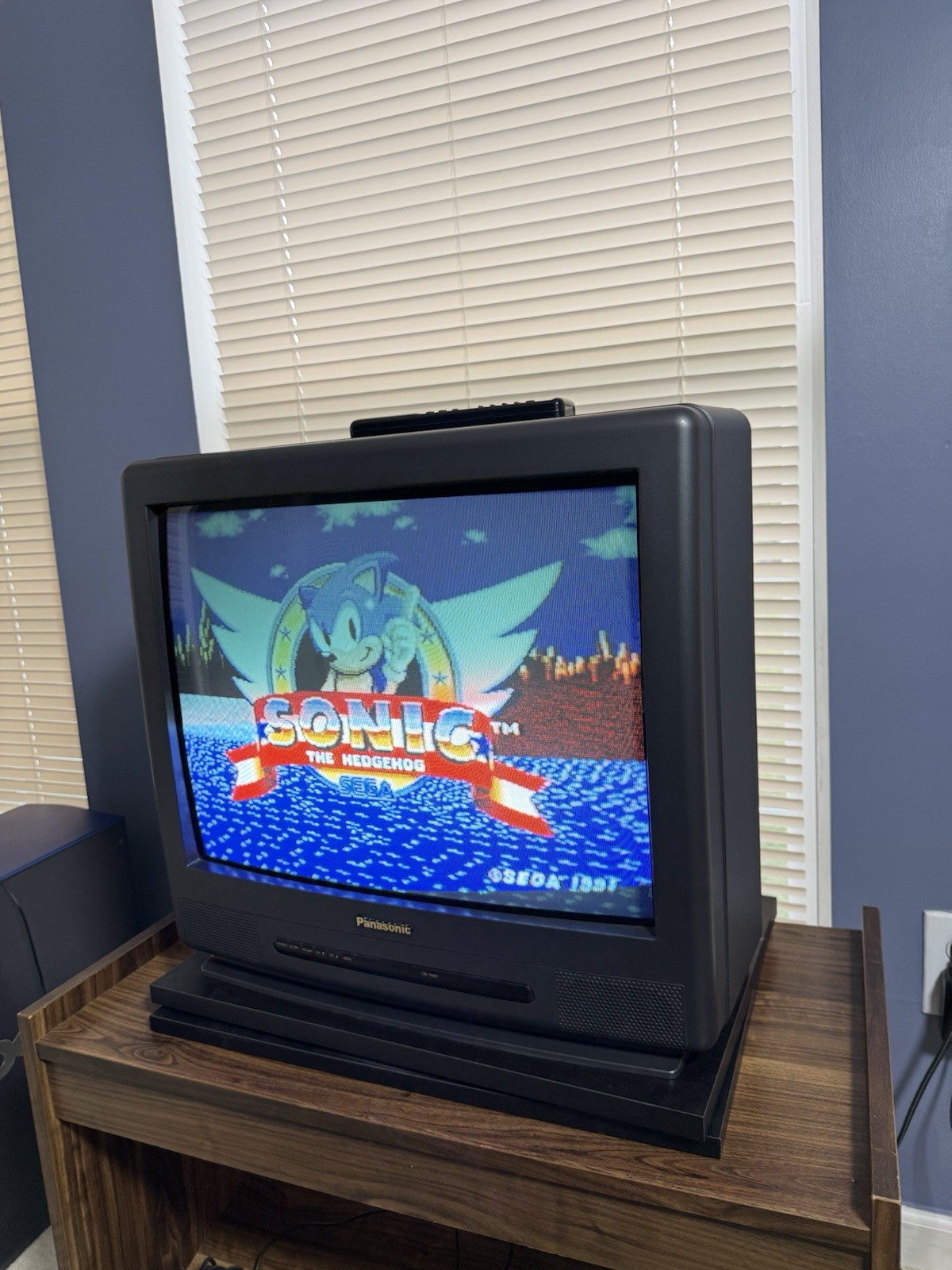 Vintage Panasonic CRT TV, 1992 20”  Tv Tested Working, Retro Gaming Tv