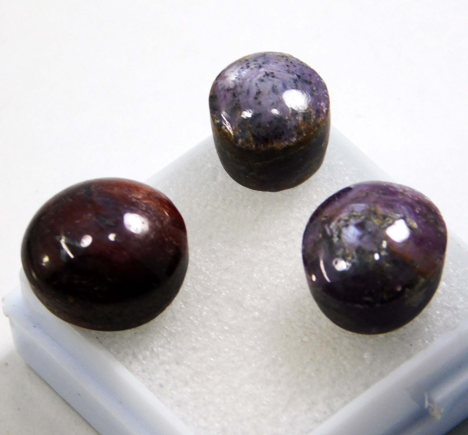 Certified 35.60 Ct Natural Lavender Star Ruby Stunning 3' PCS – Unheated Gems