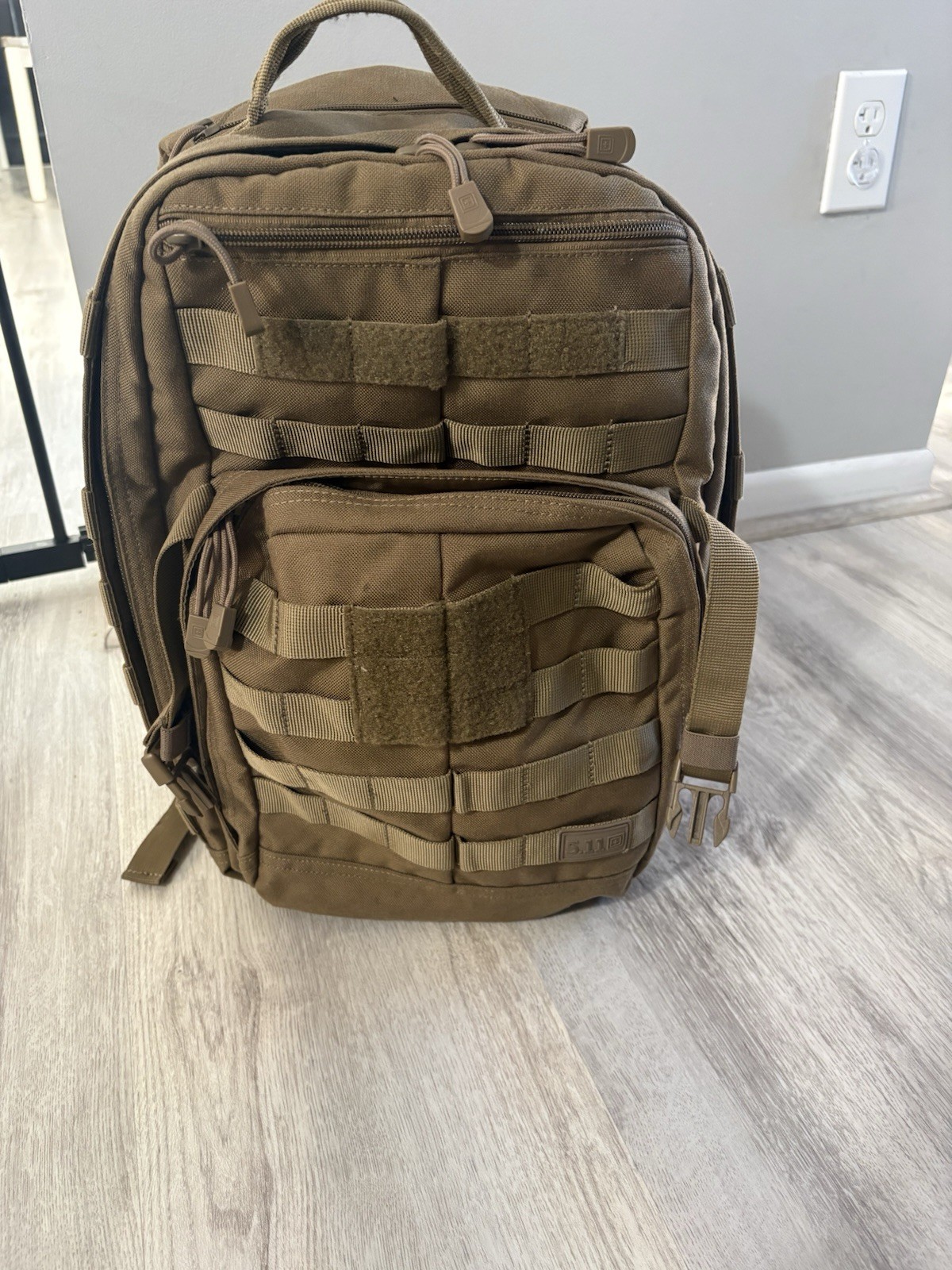 5.11 Tactical RUSH24 2.0 37L Backpack MOLLE EDC Bug Out Bag - Kangaroo Coyote⁠