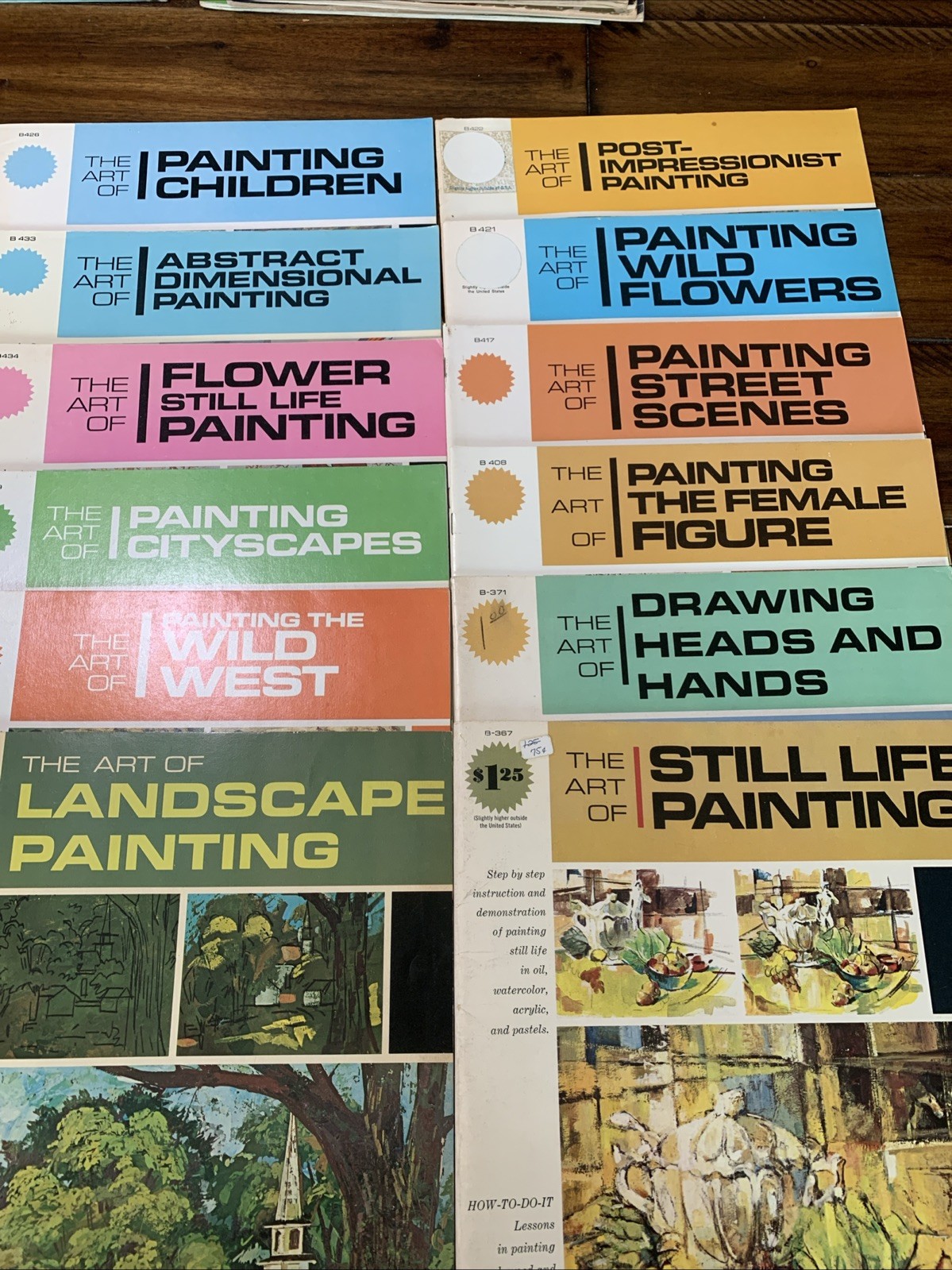 Vintage Grumbacher Art Library Lot 12 Art Instruction Books