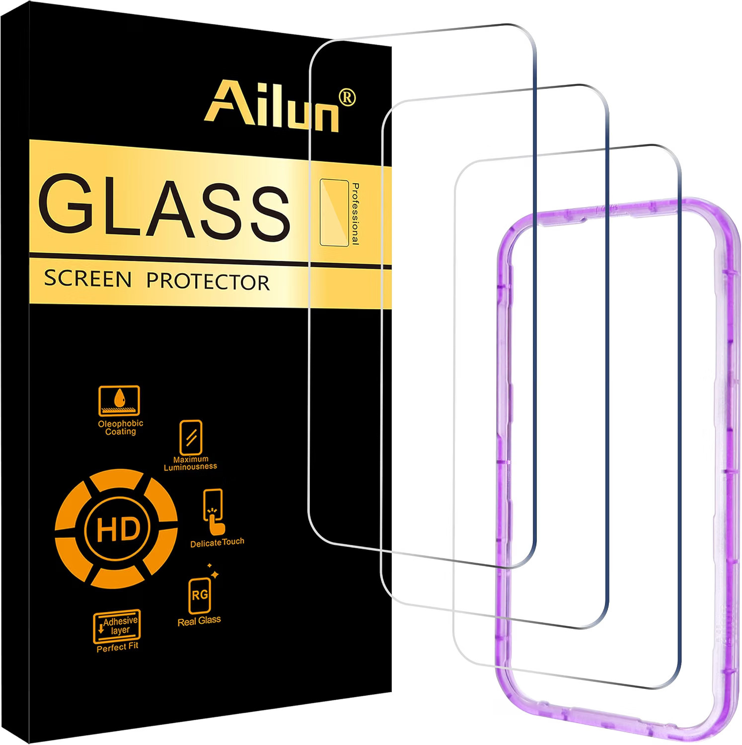 Ailun 3 Pack Screen Protector for iPhone 18 Pro Max/iPhone 17 Pro Max Ailun 3 Pack Screen Protector for iPhone 18 Pro Max/iPhone 17 Pro Max