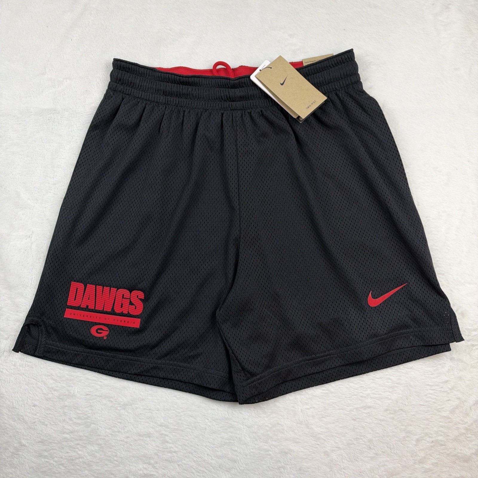 Nike University Of Georgia Bulldogs Dri Fit Training Shorts Mens Size Large NWT