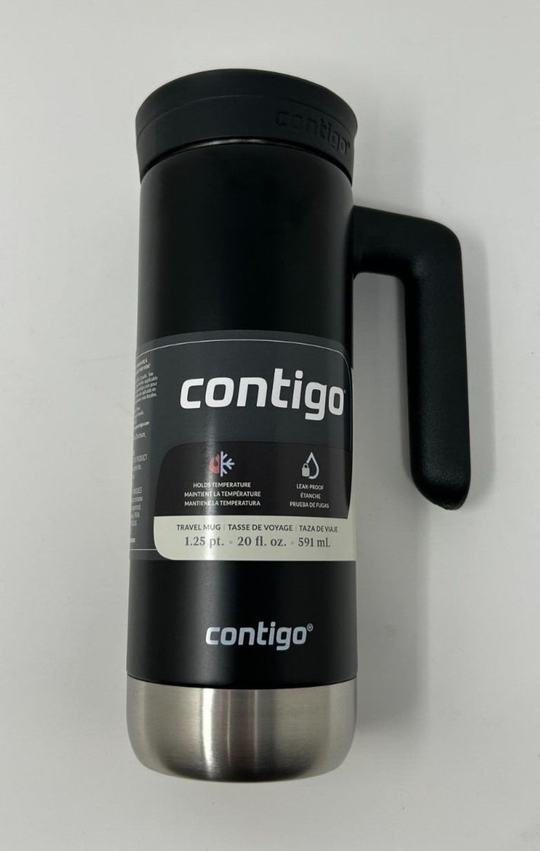 Contigo Huron 2.0 Stainless Steel Travel Mug with SNAPSEAL Lid and Handle