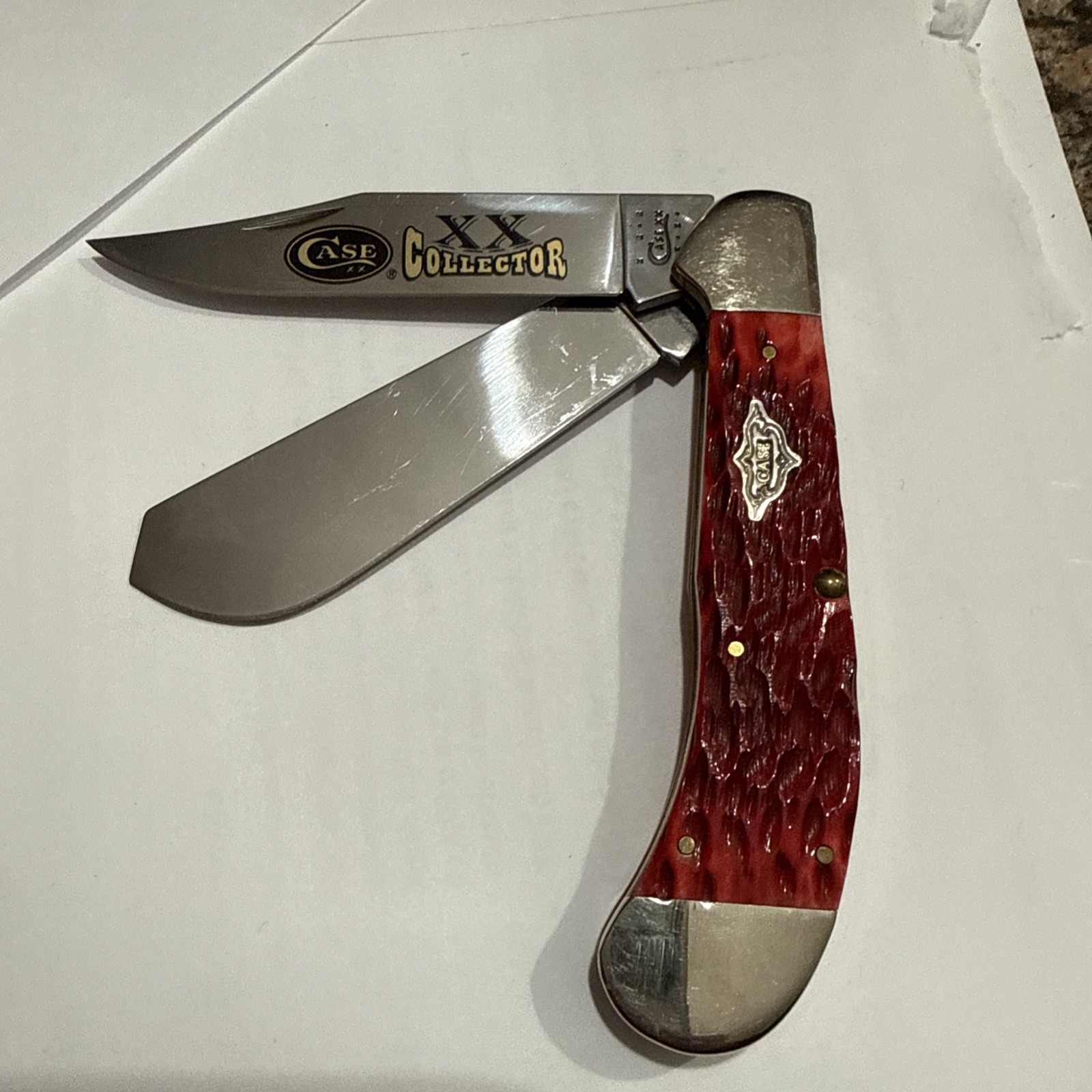 RARE CASE XX BIG SADDLEHORN KNIFE SHEPHERD HILLS CUTLERY 1 OF 100 PATTERN #62100