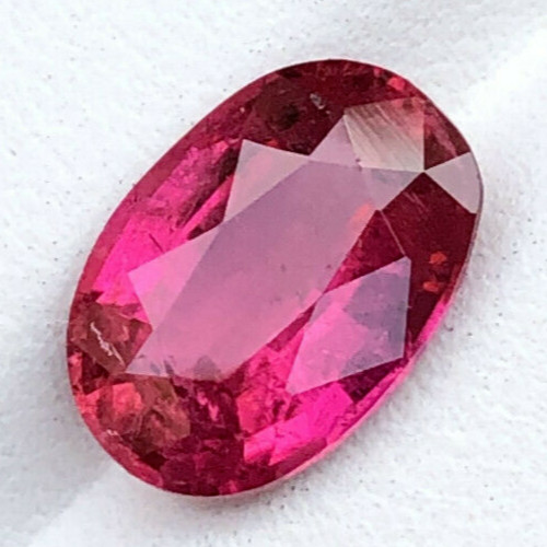 3.70 Carats Top Quality Beautiful Color Rubellite Tourmaline Cut Stone 