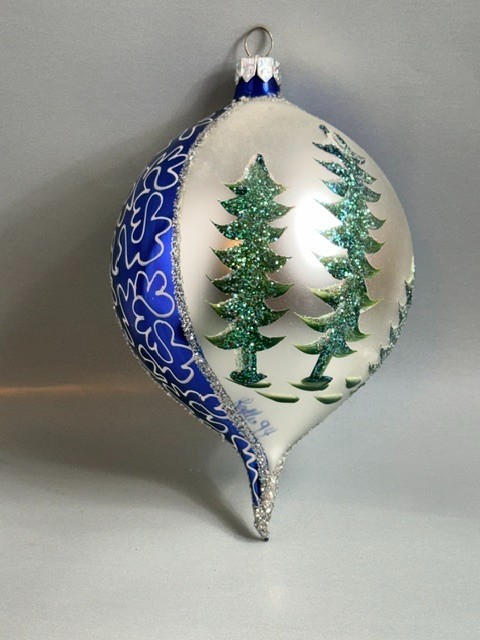 Vintage Christopher Radko Christmas Ornament Glass Figurine SIGNED Santa Ball 1 Vintage Christopher Radko Christmas Ornament Glass Figurine SIGNED Santa Ball 1