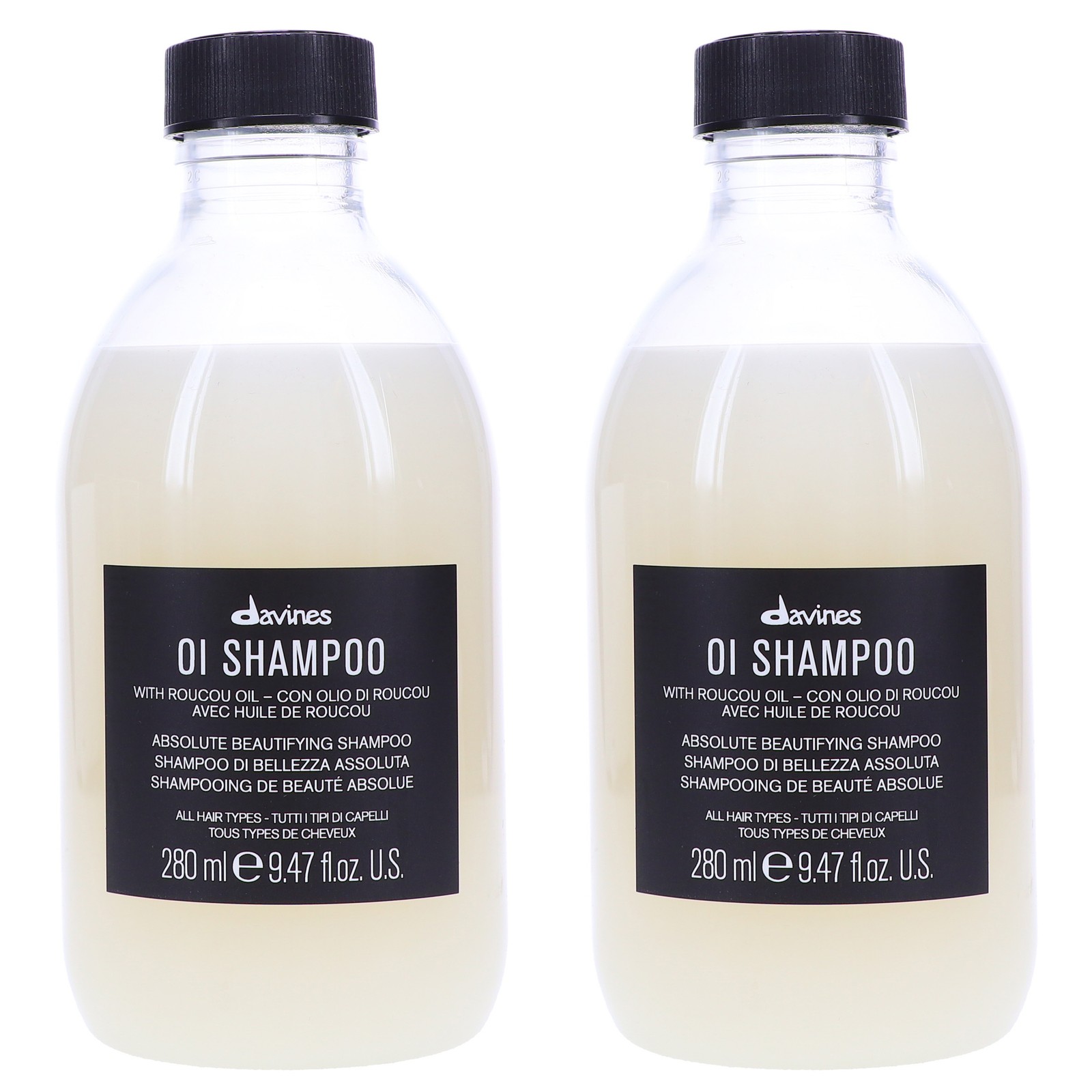 Davines OI Shampoo 9.47 oz 2 Pack