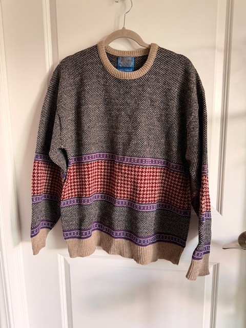 Vintage Pendleton Country Traditionals Wool Sweater Mens XL Fair Isle USA Made