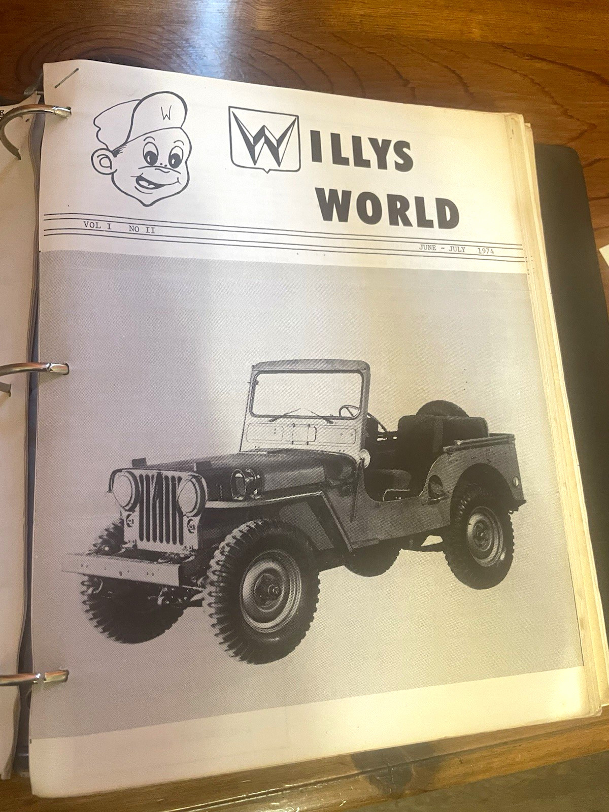 Willys World Club of America Newsletter Binder Brochures 1974-1979 Jeep Vintage Willys World Club of America Newsletter Binder Brochures 1974-1979 Jeep Vintage