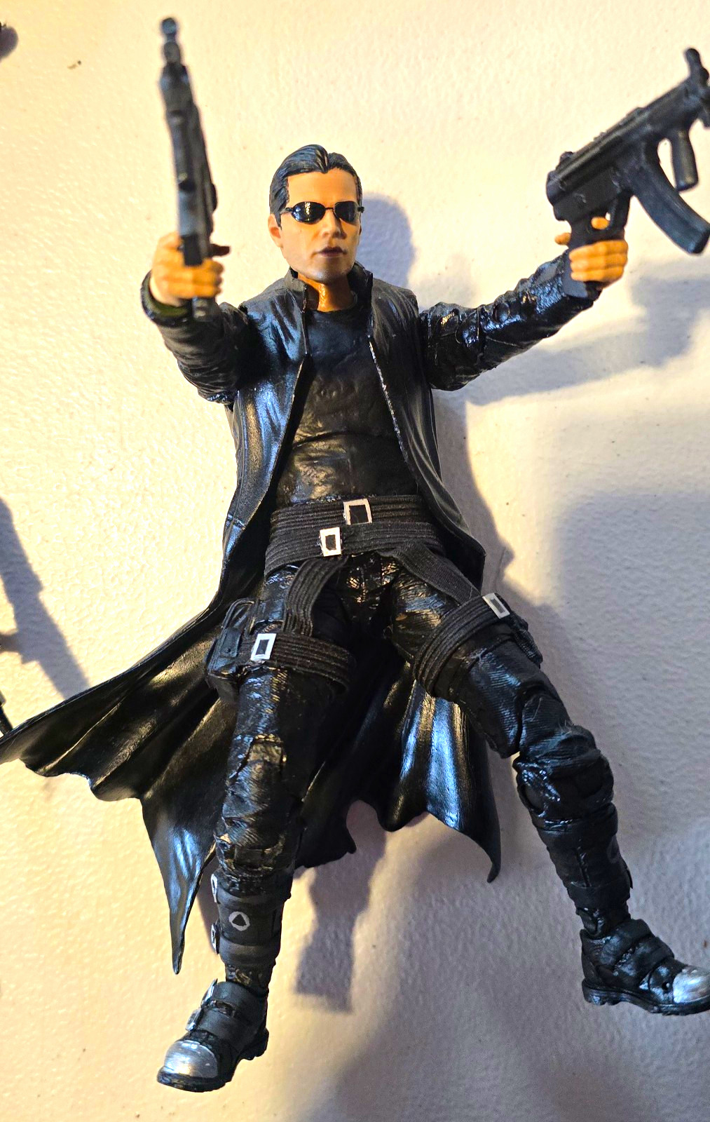 Custom Mcfarlane Neo And Trinity Action Figures The Matrix Custom Mcfarlane Neo And Trinity Action Figures The Matrix