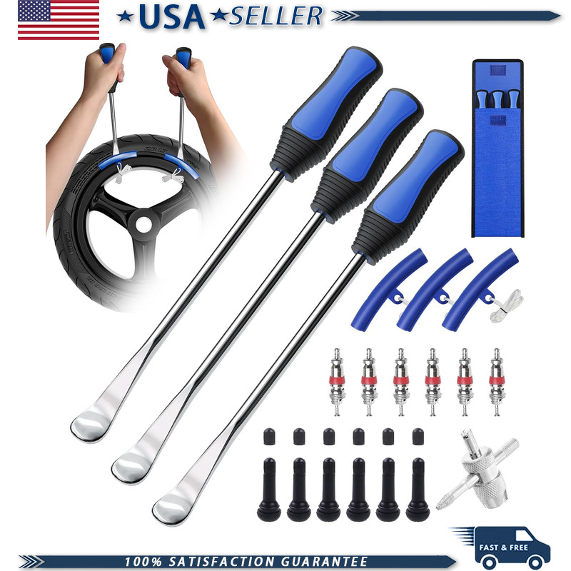 11.5 Tire Spoon Kit, 26pcs Tire Changer Tool Motorcycle Dirt Bike Lawn Tractor B 11.5 Tire Spoon Kit, 26pcs Tire Changer Tool Motorcycle Dirt Bike Lawn Tractor B