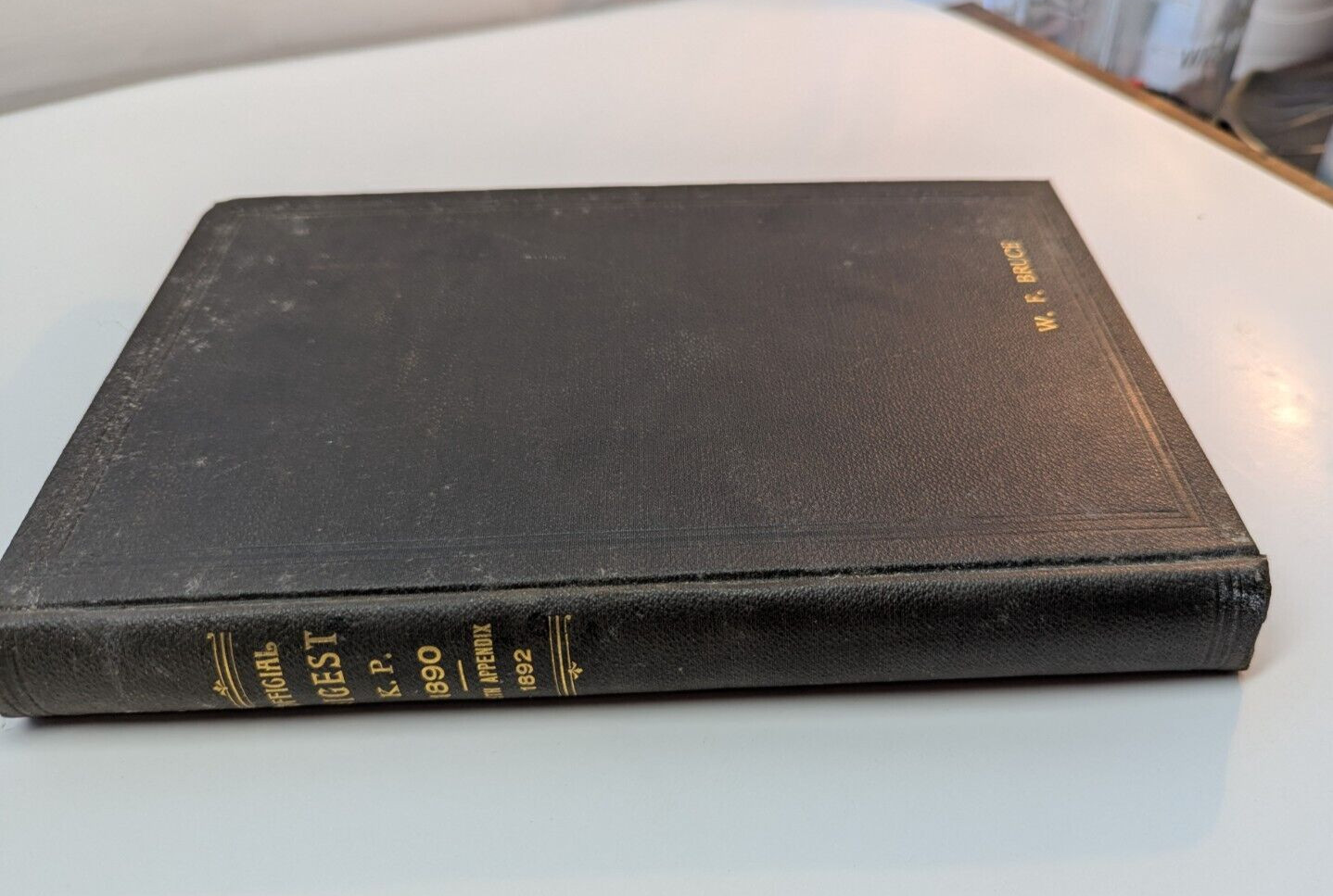 Vintage Official Digest Knight of Pythias of the World 1890 WF Bruce Hardcover Vintage Official Digest Knight of Pythias of the World 1890 WF Bruce Hardcover