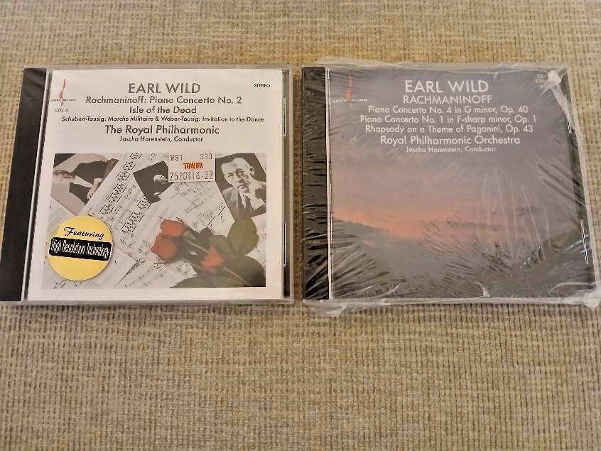 Rachmaninoff Piano Concerto # 2 & Piano Concertos # 4&1 - Earl Wild (2 CDs) New