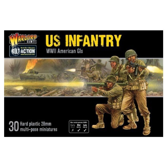 Bolt Action Usa Us Infantry - Ww2 American Gis