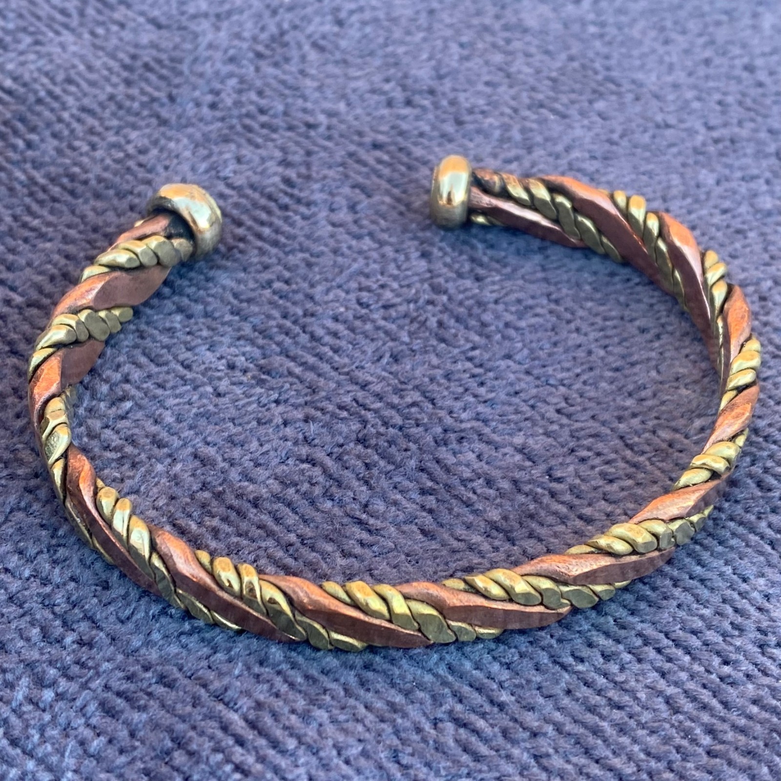 Adjustable Ancient Artifact Roman Engraved Cuff Bracelet Bronze Open Terminal