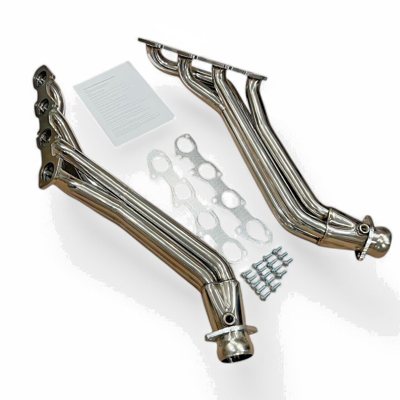 Long Tube Exhaust Headers Fits 09-23 Challenger Charger 5.7L 6.1L 6.4L Manifolds