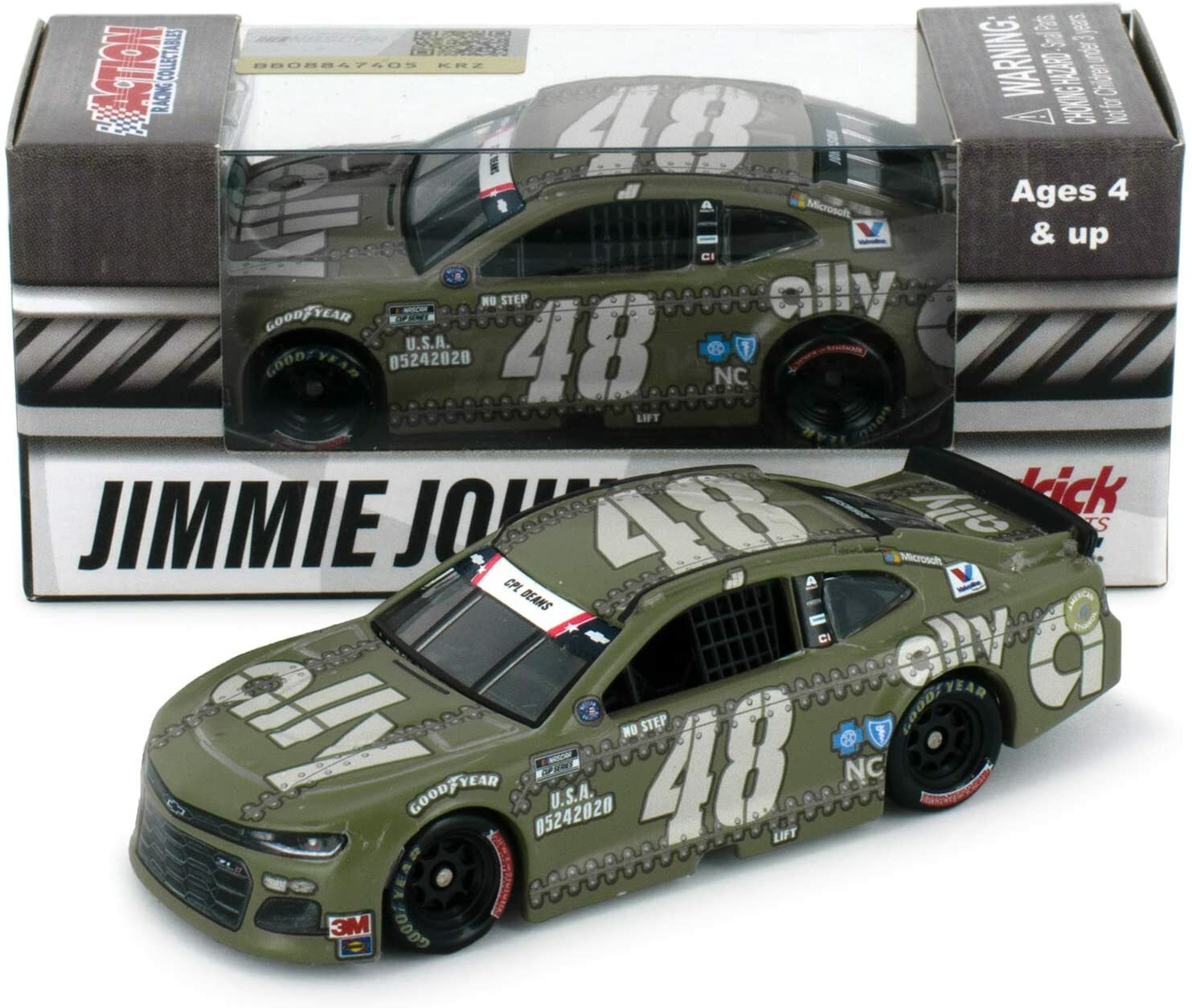 Jimmie Johnson 2020 Military Theme 1:64 Nascar Die Cast - 2020 Jimmie Johnson 2020 Military Theme 1:64 Nascar Die Cast - 2020