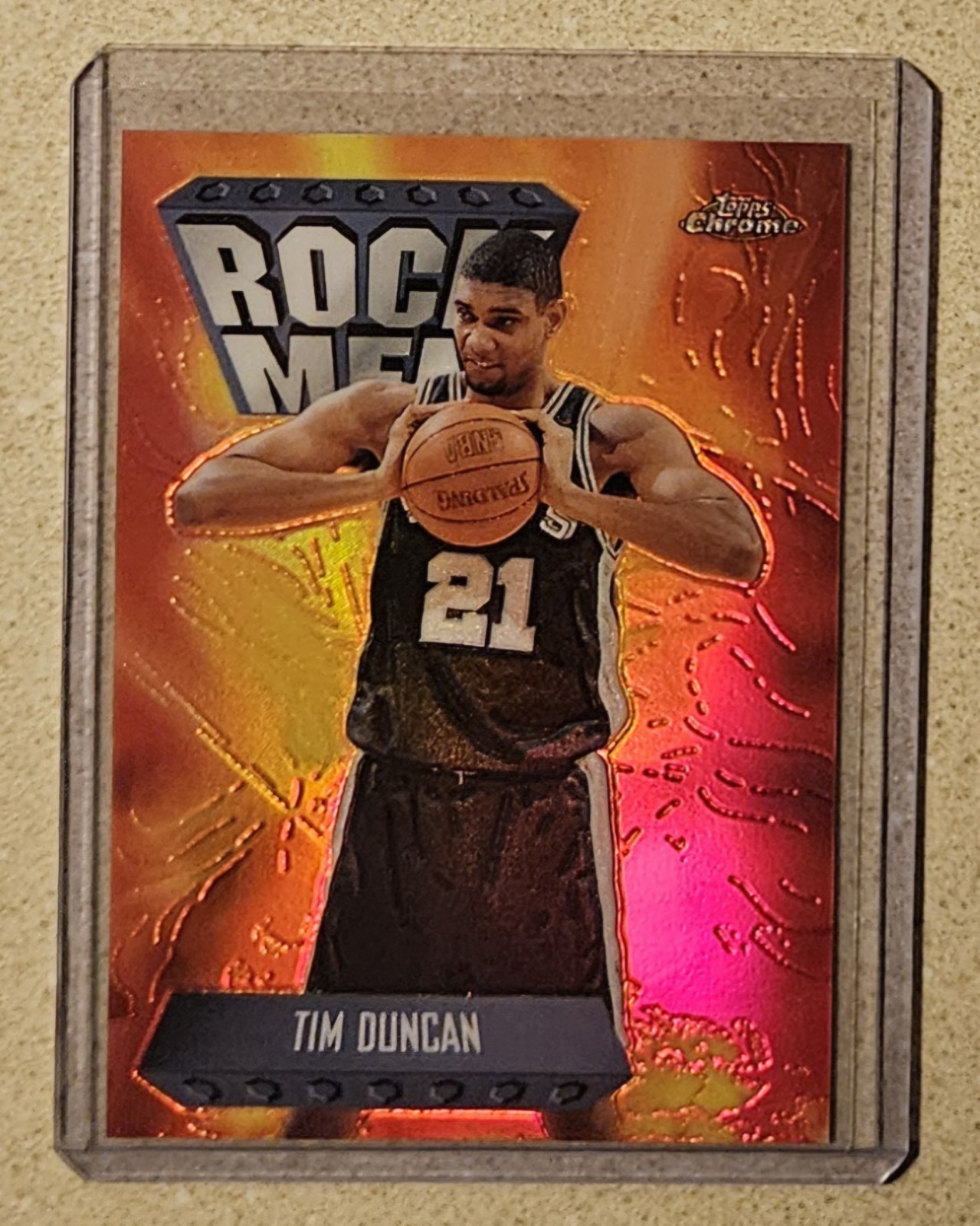 Tim Duncan 1998-99 Topps Chrome SP Season's Best Refractor Insert #17 - Spurs 🔥 Tim Duncan 1998-99 Topps Chrome SP Season's Best Refractor Insert #17 - Spurs 🔥