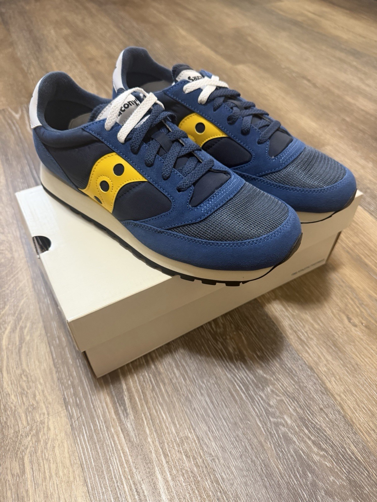 Saucony Originals Jazz Men’s Original Vintage Sneakers Blue Size 11 USA, New