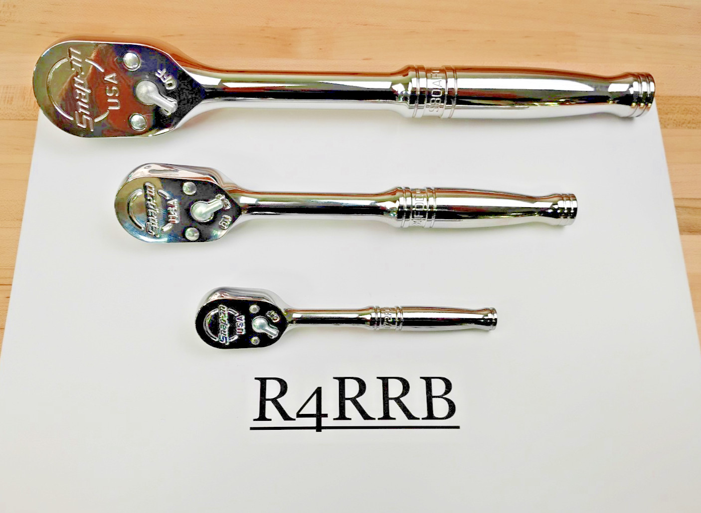 Snap-on Tools USA NEW 3pc Mix Drive Chrome FIXED Head FOD Ratchet Lot Set Snap-on Tools USA NEW 3pc Mix Drive Chrome FIXED Head FOD Ratchet Lot Set