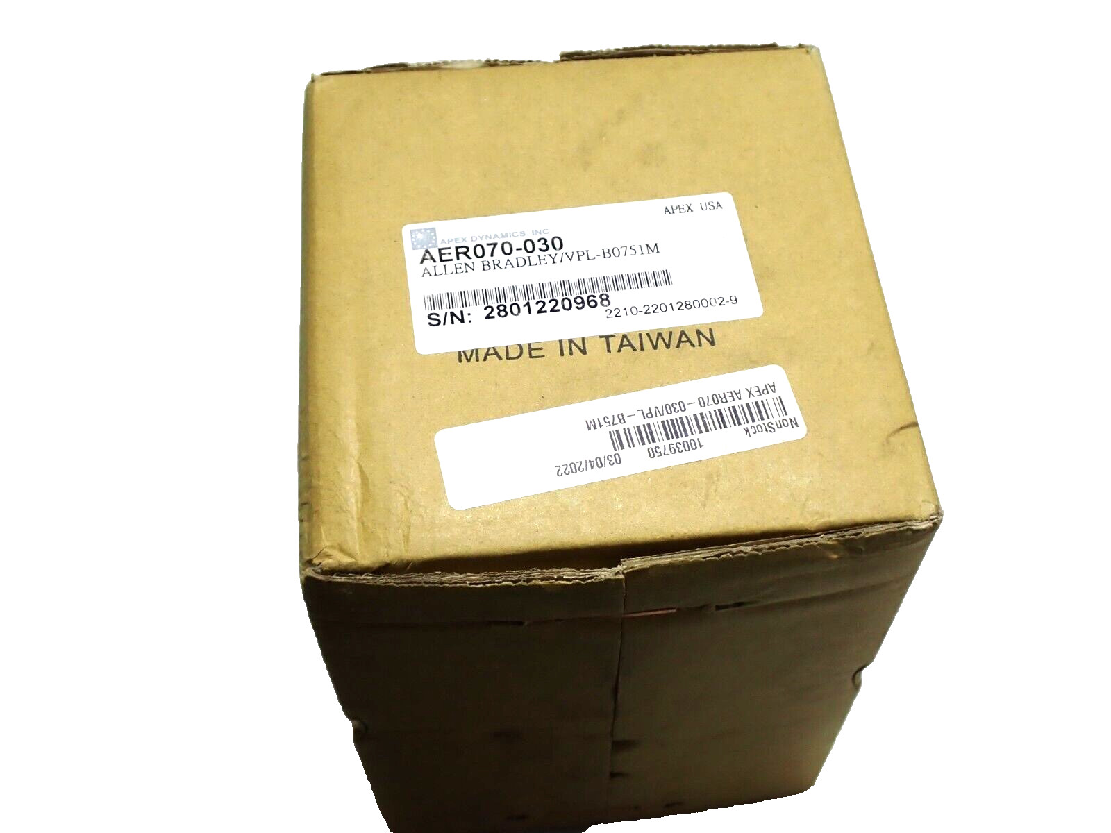 NEW - Apex Dynamics AER070-030 AER Series Angled GearBox