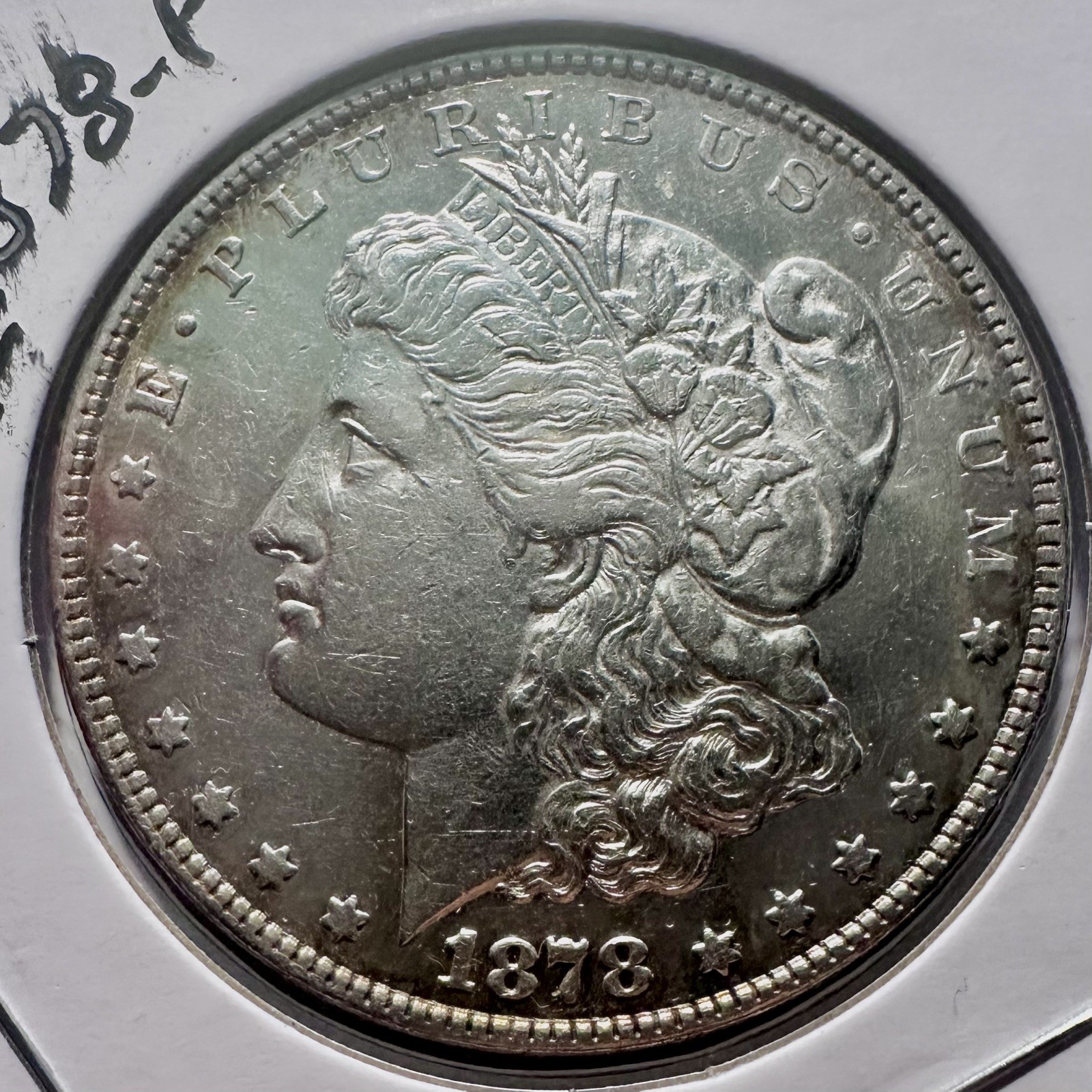 1878-P 8TF $1 MORGAN SILVER DOLLAR 8 TAIL FEATHERS