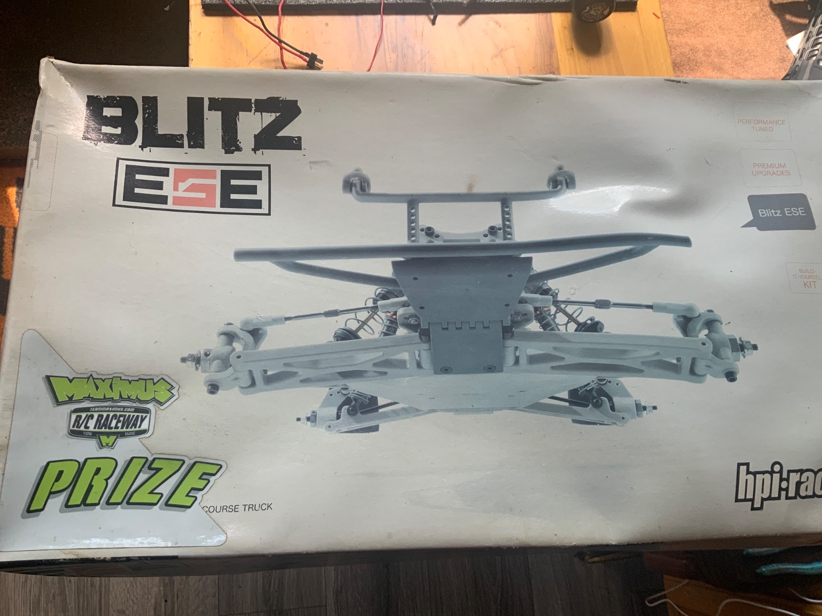 HPI BLITZ ESE rare titanium gray color kit,short coarse truck 1-10th scale