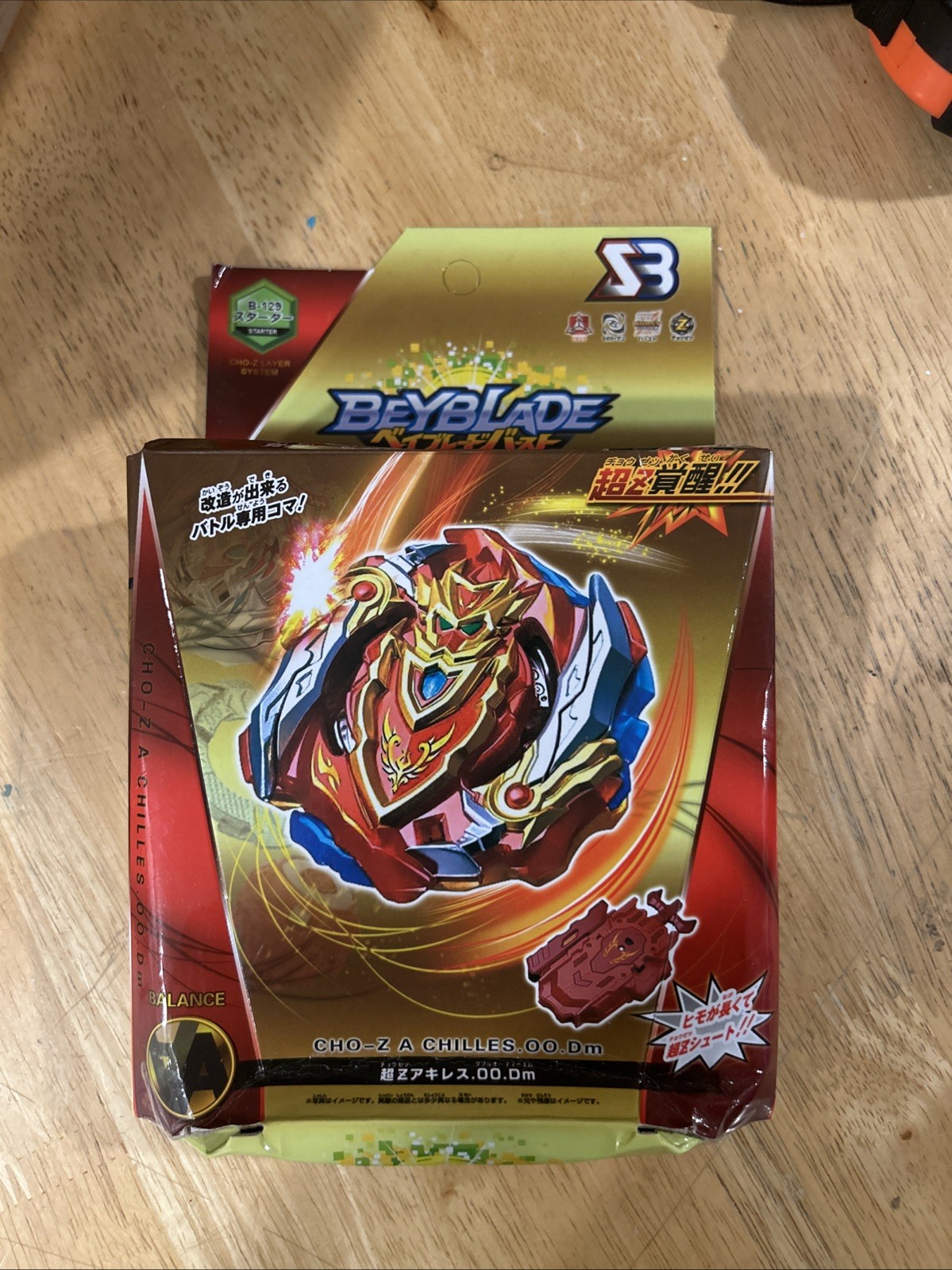 Tamara Tomy Beyblade Burst B-129 Cho-z Achilles 00 DM Starter