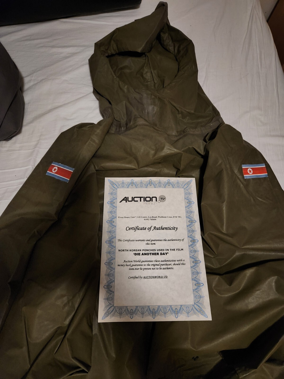 James Bond 007 Die Another Day Original Screen Used North Korean Ponches Prop