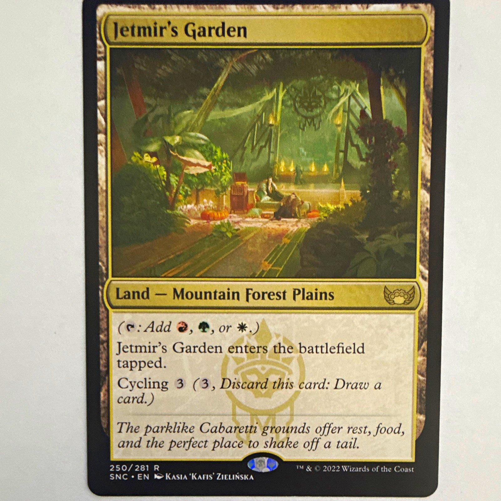 Wizards of the Coast MTG Jetmir's Garden SNC Rare EN Regular Land 250/281