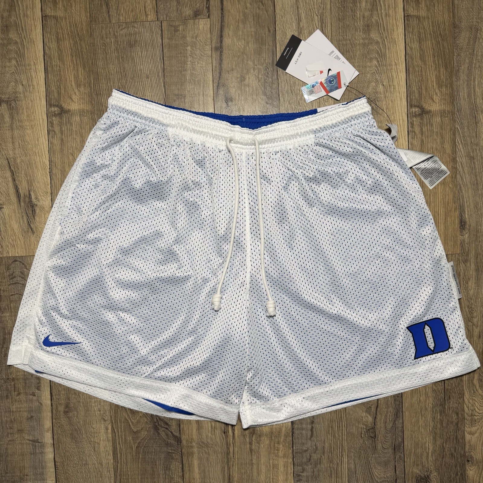 Duke Blue Devils Nike Sideline Standard Issue Reversible Performance Shorts XL