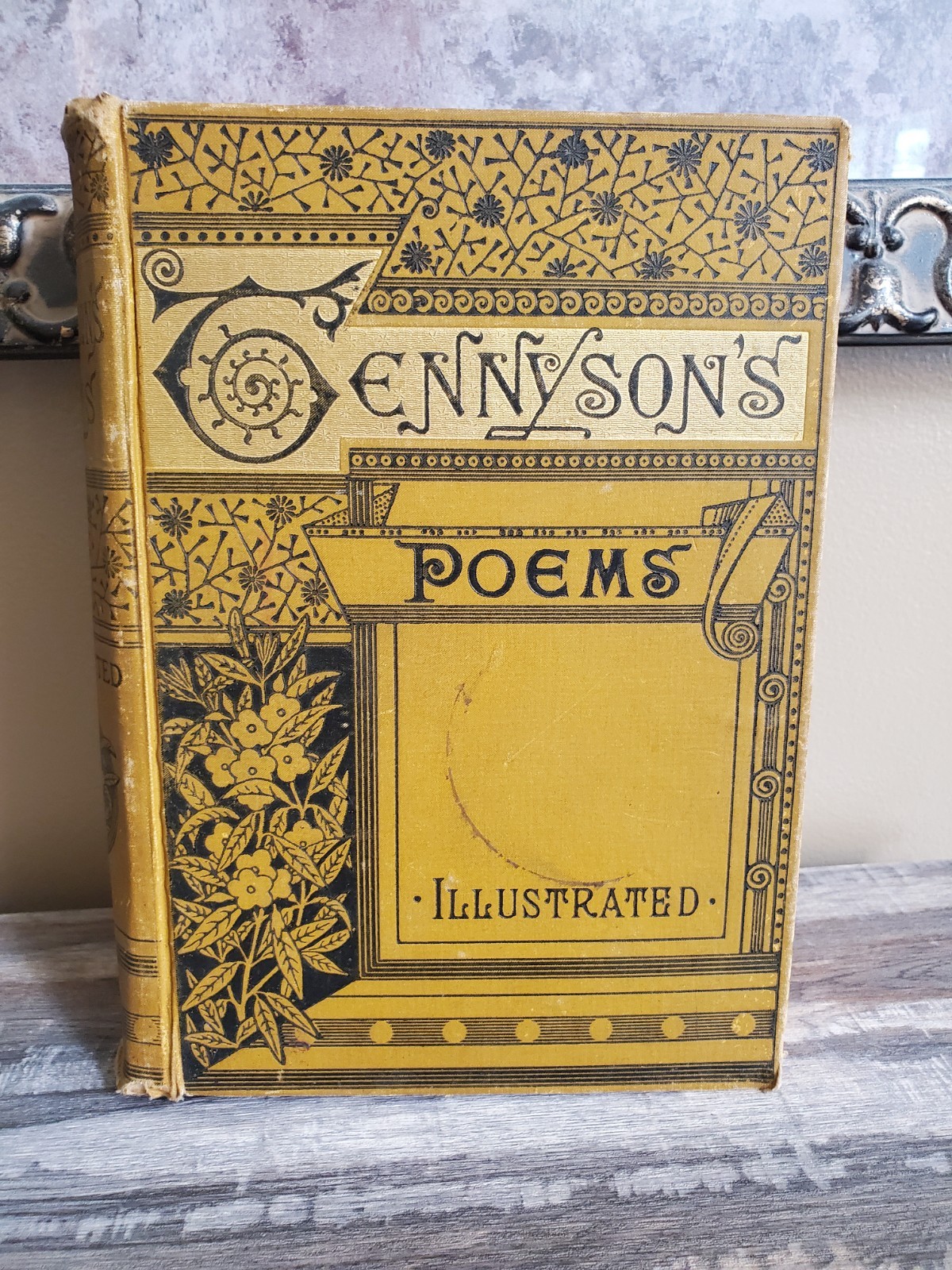Antique 1882 The Complete Poetical Works of Alfred Lord Tennyson Illustrated HC