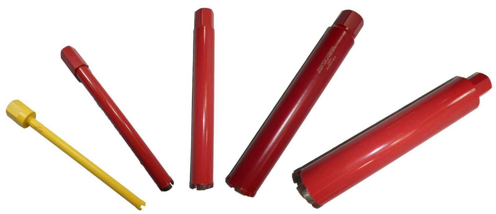 Virgina Abrasive 5 Pack Core Bits 1\ Virgina Abrasive 5 Pack Core Bits 1\