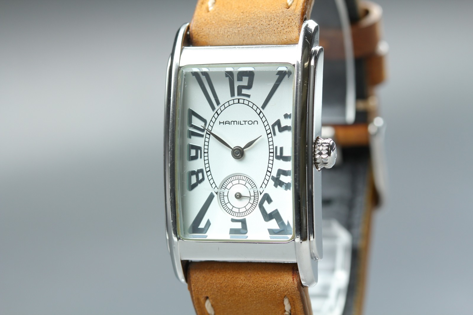 [Exc+5] HAMILTON Ardmore H114110 23mm White Dial Quartz Unisex Watch From JAPAN